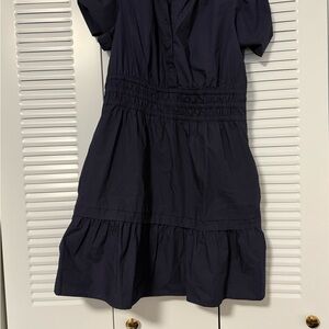 Quince Navy Mini Dress